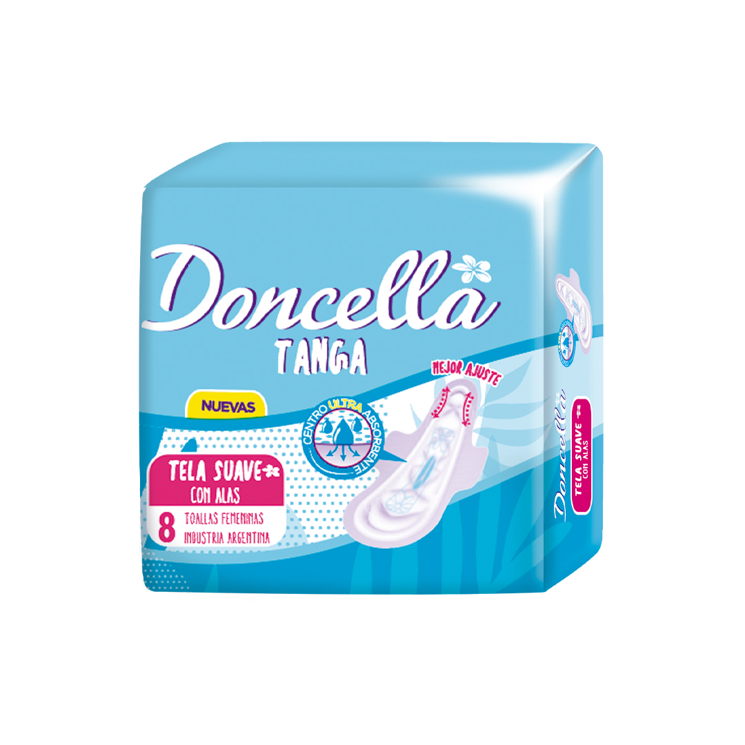 Toalla pocket tanga con alas tela suave x8